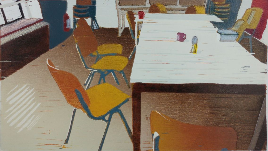 Kantine K.A. I 2018 I houtsnede