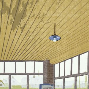 Maatweg, plafond I 2021 I houtsnede I 24,1 x 36,5 cm I oplage: 28