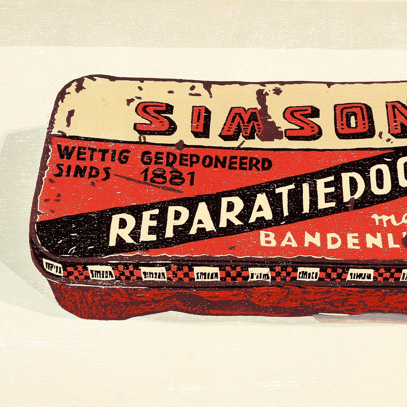 Reparatiedoos I 2022 I houtsnede I 26,7 x 17,1 cm I oplage: 19<b>[UITVERKOCHT]</b>